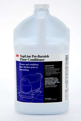 3M TopLine Pre-Burnish Floor Conditioner, Gallon, 4/case