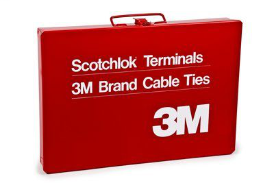 3M Scotchlok Steel Empty Terminal Box, Red