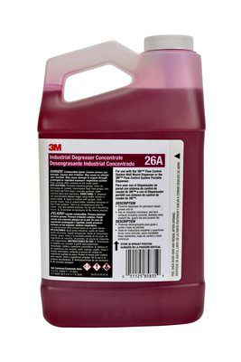 3M Industrial Degreaser Concentrate 26A, 0.5 Gallon, 4/case