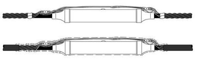 3M 5451R-CIR-1/0-840 25/28 kV Molded Rubber Inline Splice Kit 3M 5451R-CIR-1/0-840 25/28 kV Molded Rubber Inline Splice Kit
