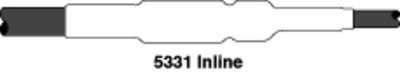 3M Motor Lead Inline Splice 5332, 5-8 kV, Shielded and Non-Shielded, 2-1/0 AWG (feeder), 4-1/0 AWG (motor lead), 1 per case