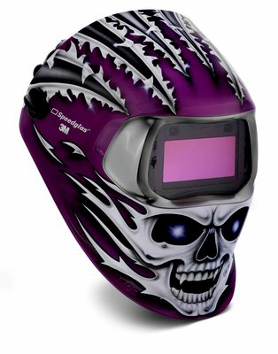 3M Speedglas 100 Welding Helmet Raging Skull 07-0012-31RS, with ADF 100V, 1 EA/Case