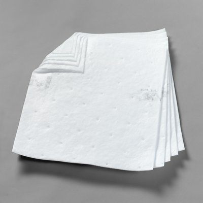3M Petroleum Sorbent Pad HP-156, Environmental Safety Product, High Capacity, 100 ea/cs