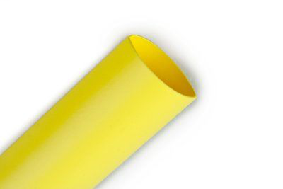 3M Heat Shrink Thin-Wall Tubing FP-301-1.5-Yellow-100`: 100 ft spool length, 200 ft per case