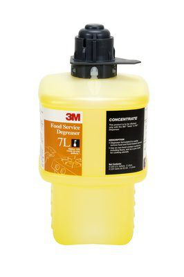 3M Food Service Degreaser Concentrate 7L, Gray Cap, 2 Liter, 6/case