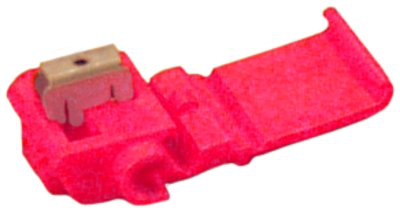 3M Scotchlok Electrical IDC 557-BOX, Pigtail, Self-Stripping, Moisture Resistant and Flame Retardant, Red, 22-16 AWG, 100 per carton, 1000 per case