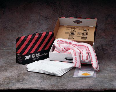 3M Petroleum Sorbent Spill Response Pack SRP-PETRO, Environmental Safety Product, 3 ea/cs