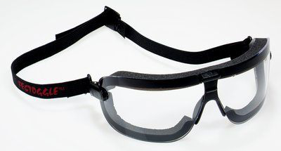 3M Fectoggles Safety Goggles 16400-00000-10, Clear Lens, Elastic Strap, Medium 10 EA/Case