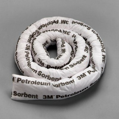 3M Petroleum Sorbent Mini-Boom T-8, Environmental Safety Product, 6 ea/cs