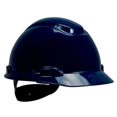 3M Hard Hat H-710R, Navy Blue 4-Point Ratchet Suspension, 20 EA/Case