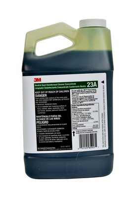 3M Neutral Quat Disinfectant Cleaner Concentrate 23A, 0.5 Gallon, 4/case