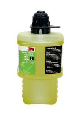 3M Neutral Cleaner Concentrate 3L, Black Cap, 2 Liter, 6/case
