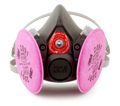 3M Probed Reusable Respirator Assembly 6300Q, Large 4 EA/Case