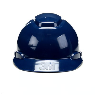 3M Hard Hat H-710R-UV, Navy Blue , 4-Point Ratchet Suspension with Uvicator 20 EA/Case