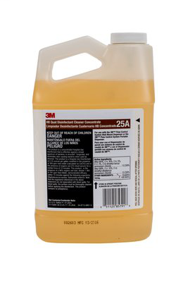3M HB Quat Disinfectant Cleaner Concentrate 25A, 0.5 Gallon, 4/case