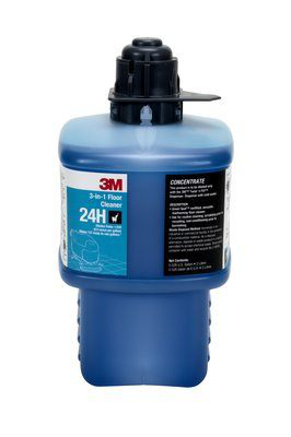 3M 3-in-1 Floor Cleaner Concentrate 24H, Black Cap, 2 Liter, 6/case