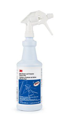 3M Glass Cleaner and Protector, Ready-To-Use, Quart, 12 per case