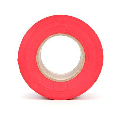 Scotch Barricade Tape 362, DANGER DO NOT ENTER, 3 in x 1000 ft, Red, 8 rolls/case, BULK