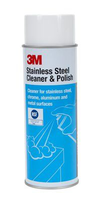 3M Stainless Steel Cleaner and Polish, 21 oz Aerosol, 12/case