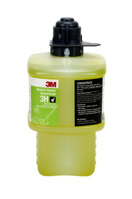 3M Neutral Cleaner Concentrate 3H, Black Cap, 2 Liter, 6/case