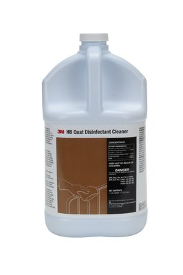 3M HB Quat Disinfectant Cleaner Concentrate, Gallon, 4/case
