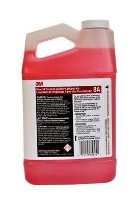 3M General Purpose Cleaner Concentrate 8A, 0.5 Gallon, 4/case
