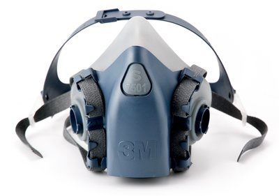 3M Half Facepiece Reusable Respirator 7501/37081(AAD) Small 10 EA/Case