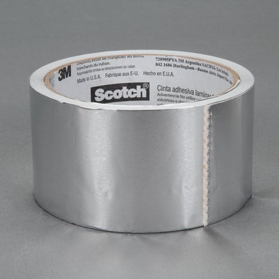 Mayer-DDS-Scotch Aluminum Foil Tape 3311 Silver, 60 in x 600 yd 3.6 mil, 2 rolls per case-1