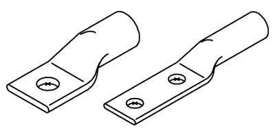 3M Copper Oil Seal Lug OS0010, up to 35 kV, 1/0 AWG Stranded, 2/0 Solid