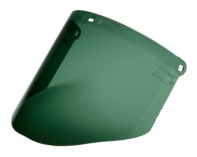 3M Polycarbonate Medium Green Faceshield Window WCP96B 82601-00000 10 EA/Case