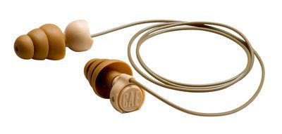3M Combat Arms Single Tip Corded Earplugs 370-1032, Large Size, 50 Pair/Case