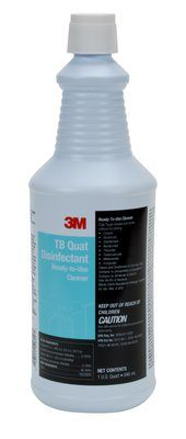 3M TB Quat Disinfectant Ready-to-Use Cleaner, Quart, 12/case