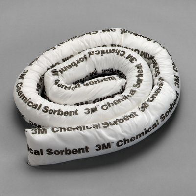 3M Chemical Sorbent Mini-Boom P-208, Environmental Safety Product, 12 gallons, 6 ea/cs