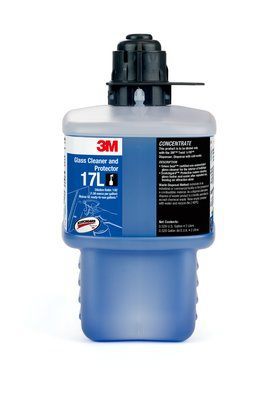 3M Glass Cleaner and Protector Concentrate, 17L, Gray Cap, 2L, 6/cs