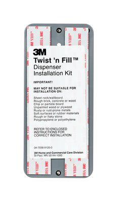 3M Twist 'n Fill Dispenser Installation Kit, 10/case