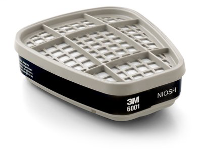 3M Organic Vapor Cartridge 6001, 60 EA/Case