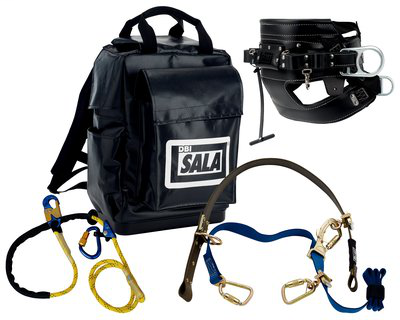 3M DBI-SALA Lineman Pole Climbing Kit 1050021, D28, 1 EA