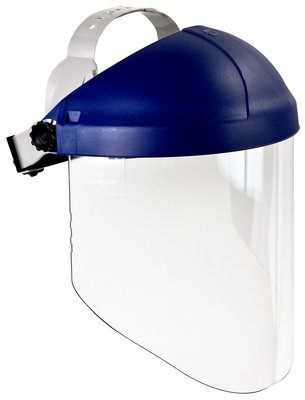 3M Ratchet Headgear H8A, 82782-00000, with 3M Clear Propionate Faceshield W96 5 EA/Case
