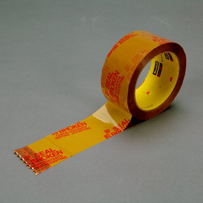 Scotch Printed Message Box Sealing Tape 3732 Tan, 48 mm x 50 m, 36 per case Bulk
