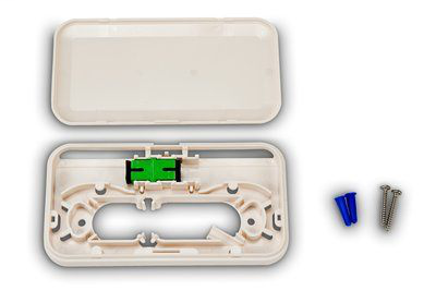 3M One Pass Surface-Mount Point-of-Entry Box, Ivory
