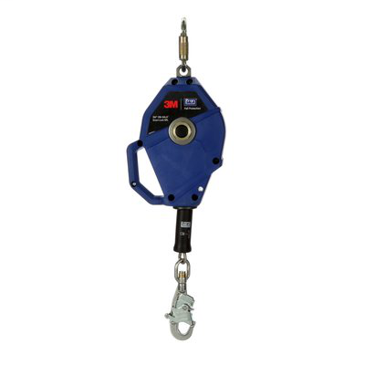 3M DBI-SALA Smart Lock Self-Retracting Lifeline- Stainless Steel Cable 3503801, Blue, 30', 1 EA/Case