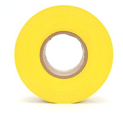 Scotch Barricade Tape 333, CAUTION DO NOT ENTER, 3 in x 1000 ft, Yellow, 8 rolls/case, BULK