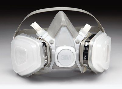 3M Half Facepiece Disposable Respirator Assembly 51P71, Organic Vapor, P95, Small 12 EA/Case