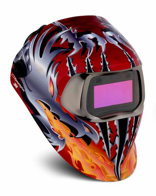 3M Speedglas 100 Welding Helmet Razor Dragon 07-0012-31RD, with ADF 100V, 1 EA/Case