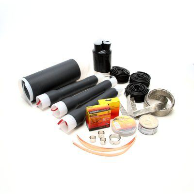 3M 7622-T-110-3G Indoor 3 Conductor Cables Termination Kit with Ground Wires 3M 7622-T-110-3G Indoor 3 Conductor Cables Termination Kit with Ground Wires