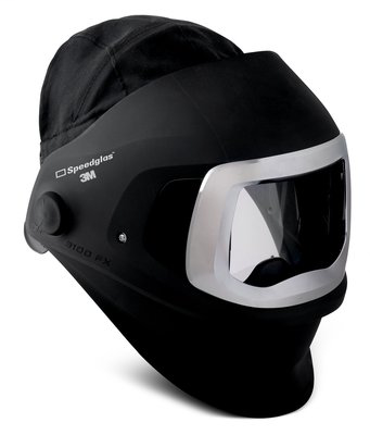 3M Speedglas 9100 FX Welding Helmet 06-0600-00SW, with SideWindows and Headcover, No ADF, 1 EA/Case