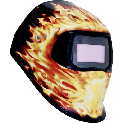 3M Speedglas 100 Welding Helmet Blazed 07-0012-31BZ/37233(AAD), with ADF 100V, 1 EA/Case