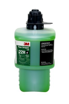 3M Floor Stripper LO Concentrate 22H, Black Cap, 2 Liter, 6/case