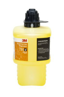 3M Food Service Degreaser Concentrate 7H, Black Cap, 2 Liter, 6/case