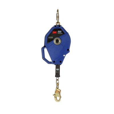 3M DBI-SALA Smart Lock Self-Retracting Lifeline- Galvanized Cable 3503824, Blue, 50', 1 EA/Case
